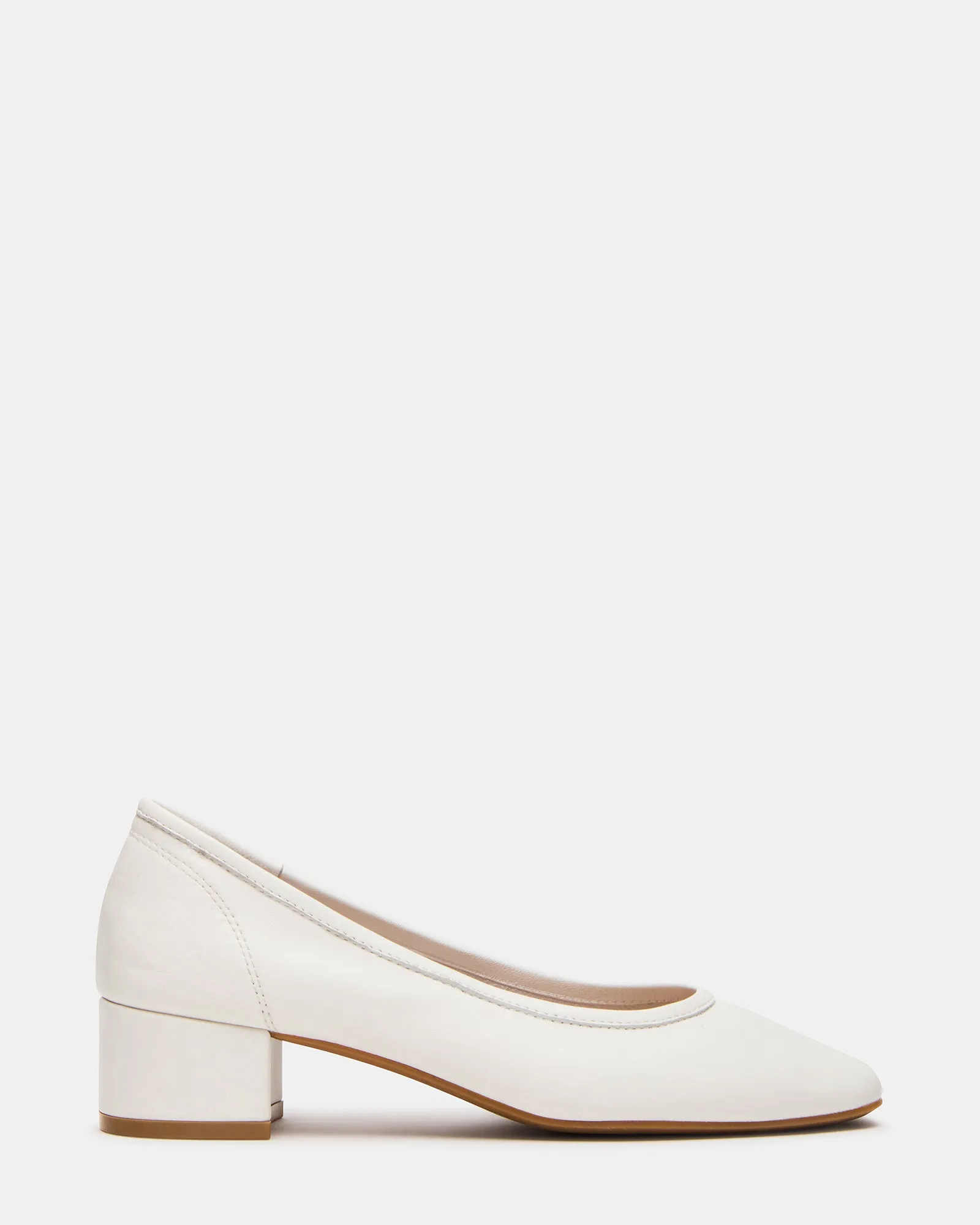 Elastic laces MOLLIE WHITE LEATHER