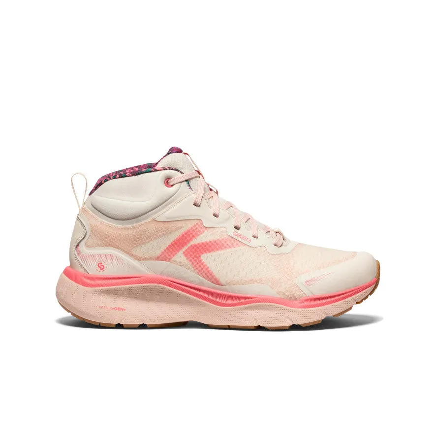 Women's Leiki Waterproof Hiking Boot  |  Birch/Cameo Rose Artisan Market ski trip