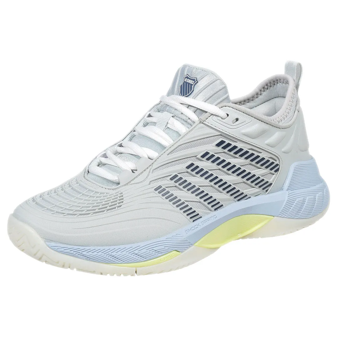 K-Swiss Women's Hypercourt Supreme 2 - Blanc De Blanc/Dawn Blue Urban Inspired Sleek Look
