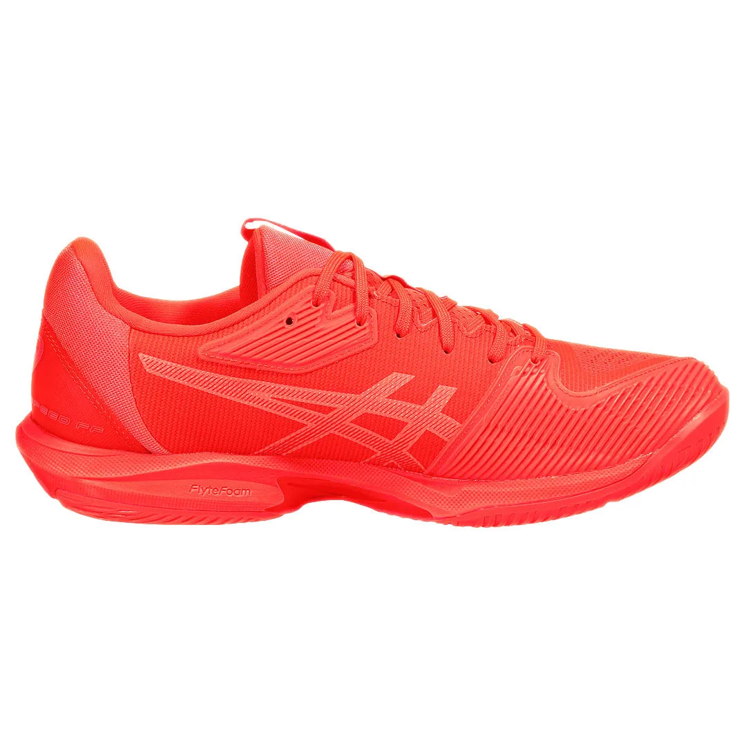 street-ready Asics Men's Solution Speed FF 3 - Flash Red/Blazing Coral