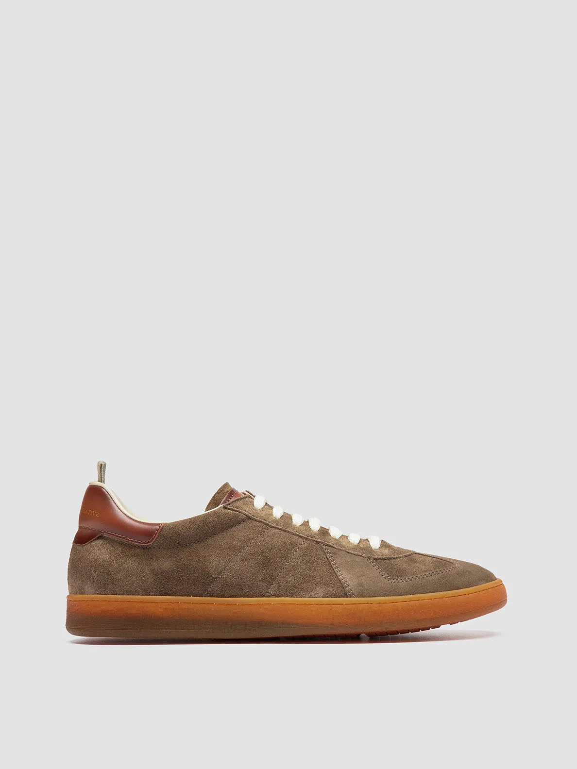 MILITIA 002 - Green Suede and Leather Sneakers Slip Resistant Upgraded wear