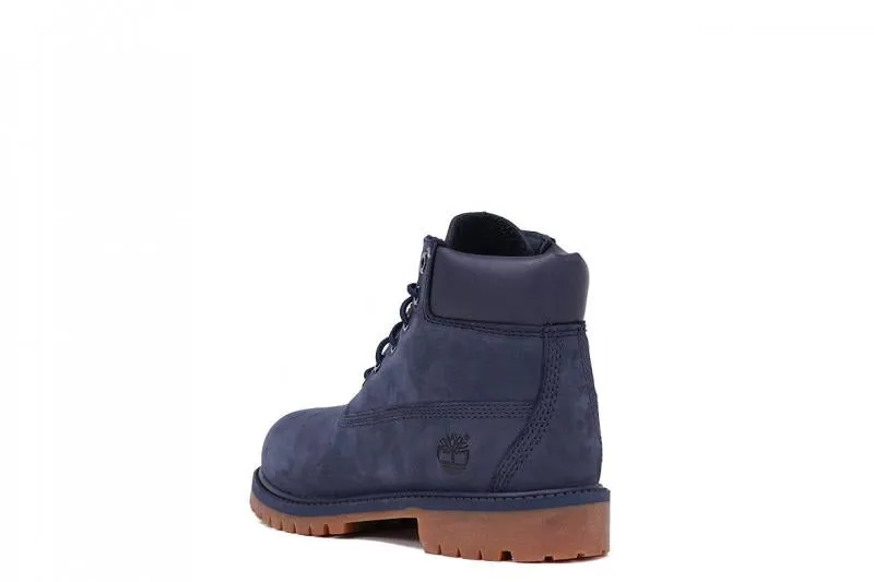 City Life Cushion Collar Timberland - Boy - GS 6" Premium Boot - Navy