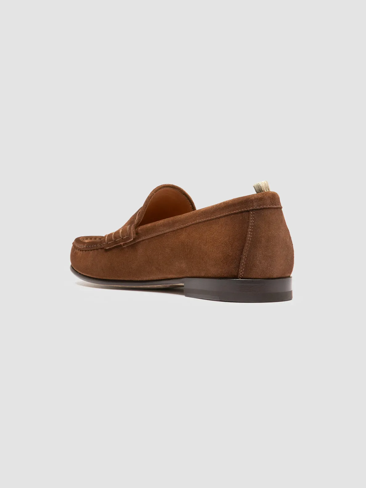 All terrain Long Walk BALFRON 002 - Brown Suede Penny Loafer