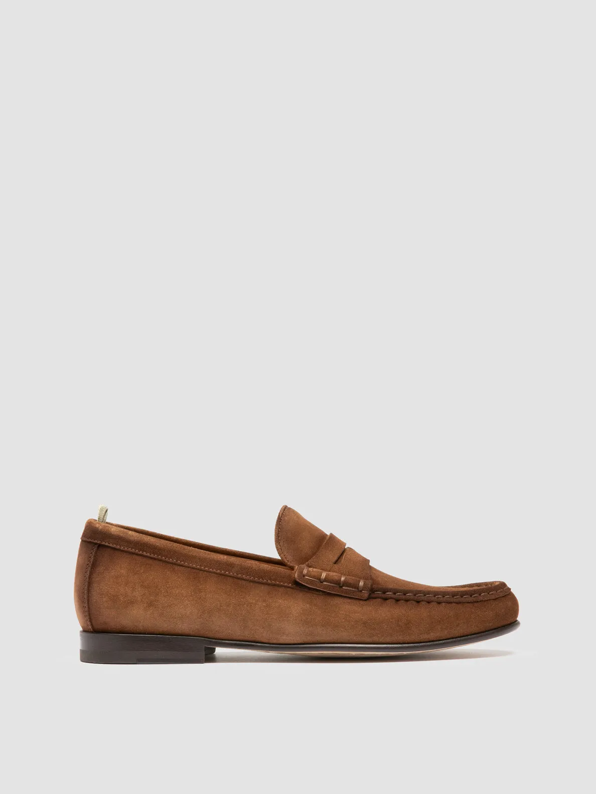All terrain No-Slip Grip BALFRON 002 - Brown Suede Penny Loafer