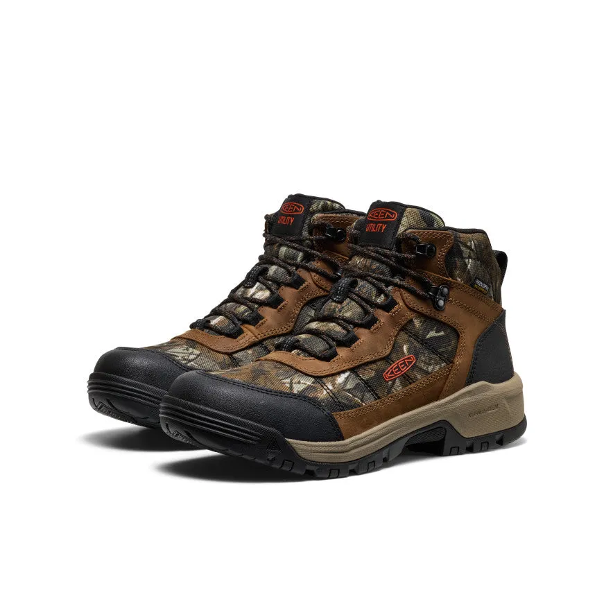 Men's Skokie Waterproof Work Boot (Soft Toe)  |  Camo/Black Mountain Trek