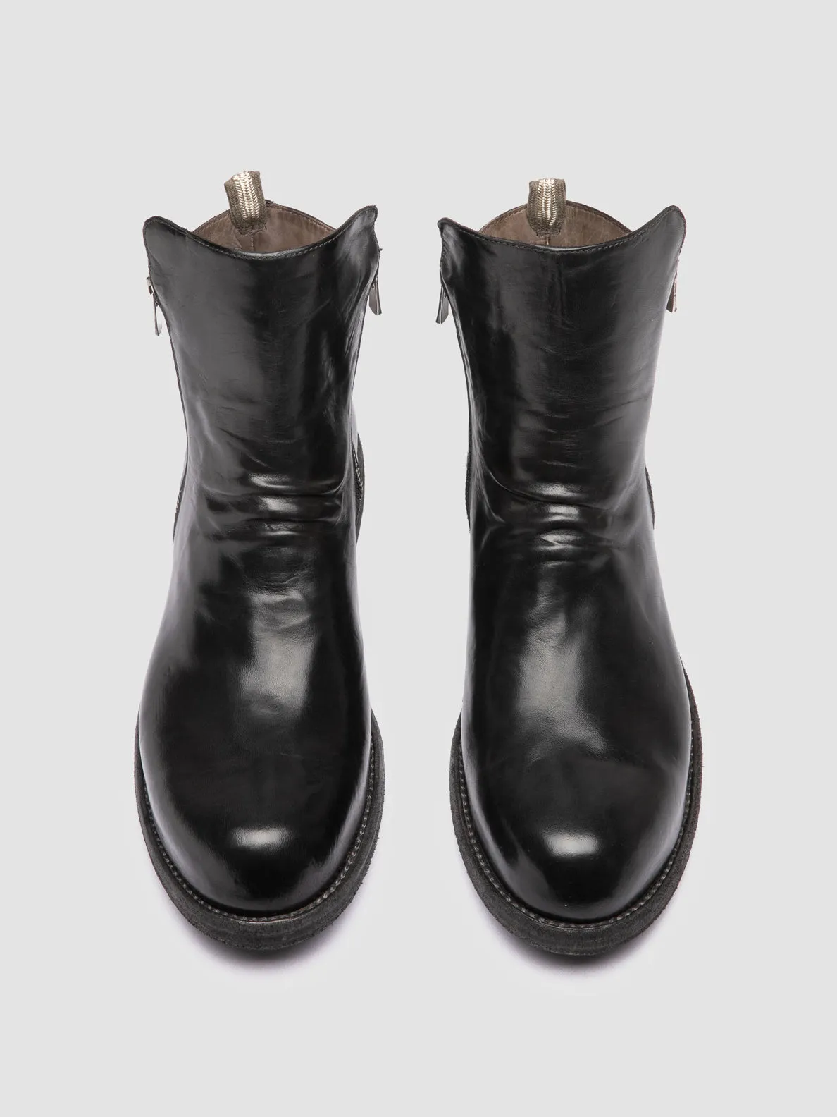 BULLA DD 105 - Black Leather Zipped Boots Comfort Motion