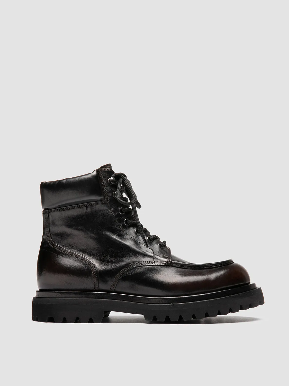 Urban Casual EVENTUAL DD 110 - Brown Leather Lace-Up Boots