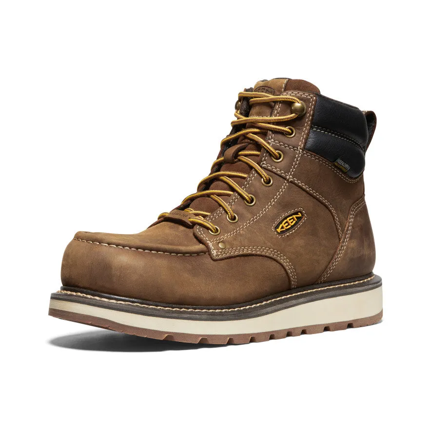 Fashionable Design anti static Men's Cincinnati 6" Waterproof Boot (Carbon Toe)  |  Belgian/Sandshell