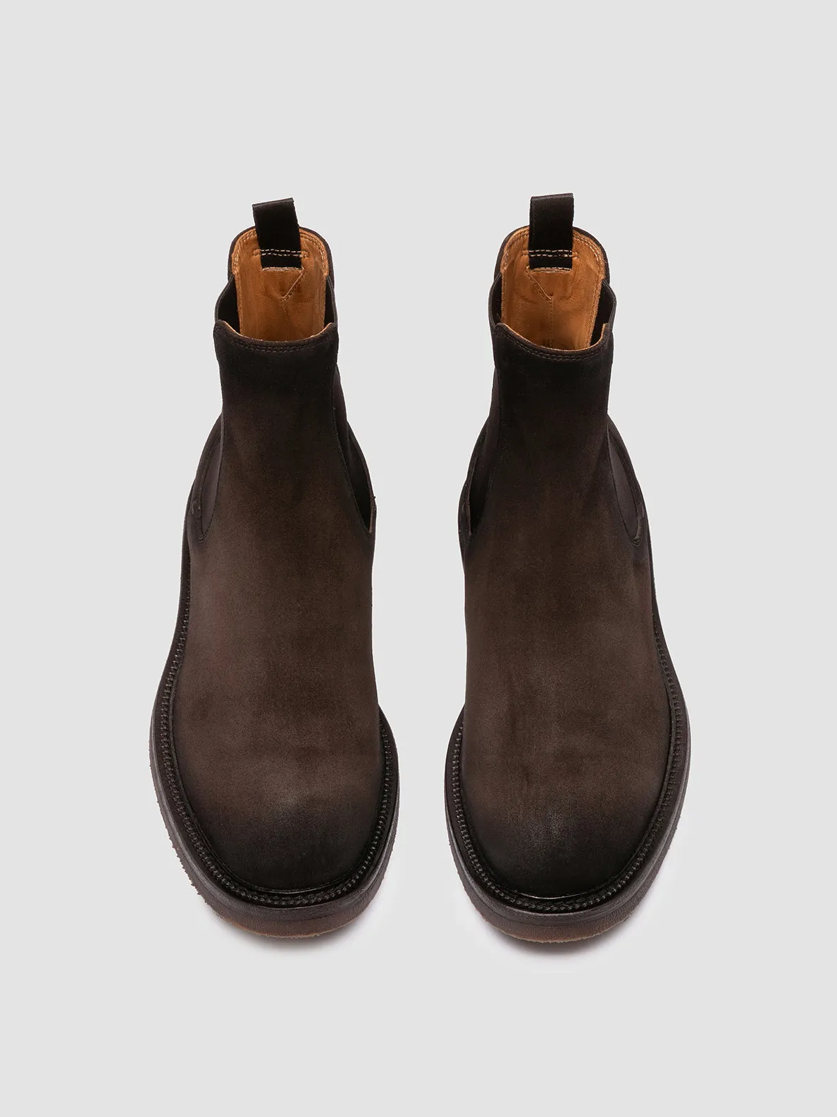 Lifestyle Fit HOPKINS FLEXI 204 - Brown Suede Pull On Boots