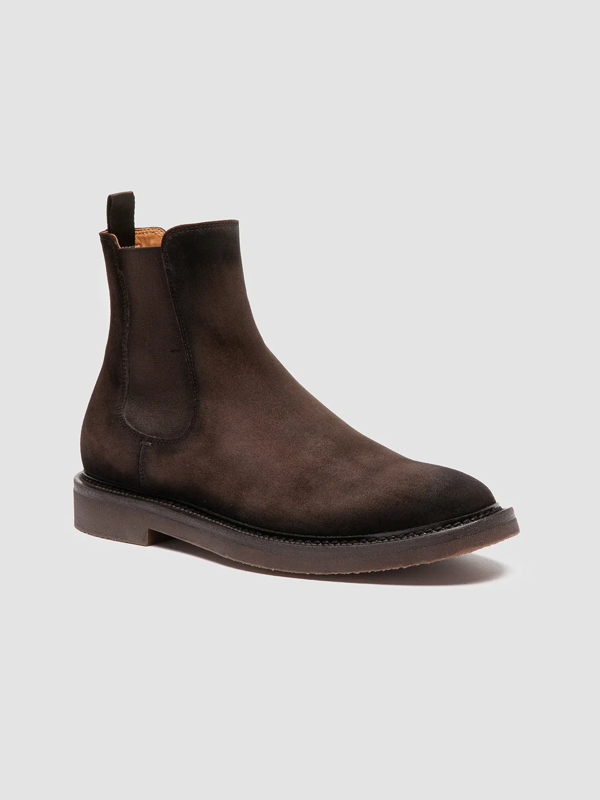 HOPKINS FLEXI 204 - Brown Suede Pull On Boots Balance Sole Glam traction