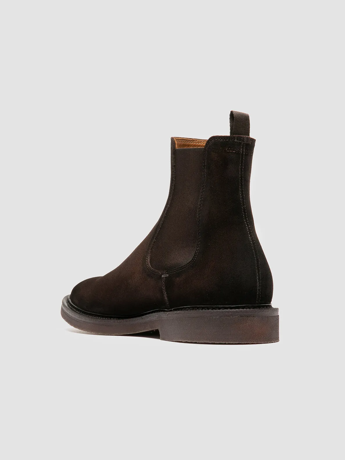 HOPKINS FLEXI 204 - Brown Suede Pull On Boots Adjustable Laces Tennis Court