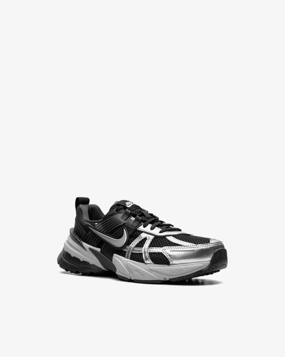 Nike V5 Run Runtekk Black Silver Sneakers Supportive Fit