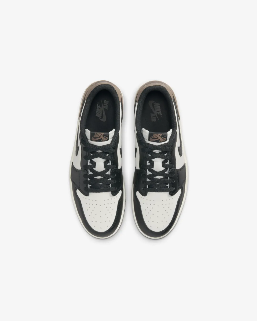 Air Jordan 1 Low OG "Mocha" Sneakers running in a playground shoes