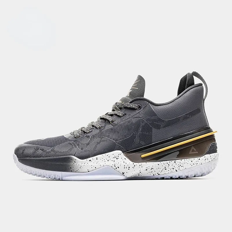 PEAK FLASH 3.0 FLY Men Basketball Shoes TAICHI Sneakers Grey Effortless Walk Fit