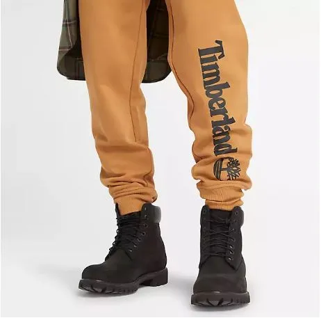 Mountain Side Scholar Timberland - Men - Core Tree Logo Sweatpant - Wheat/Black