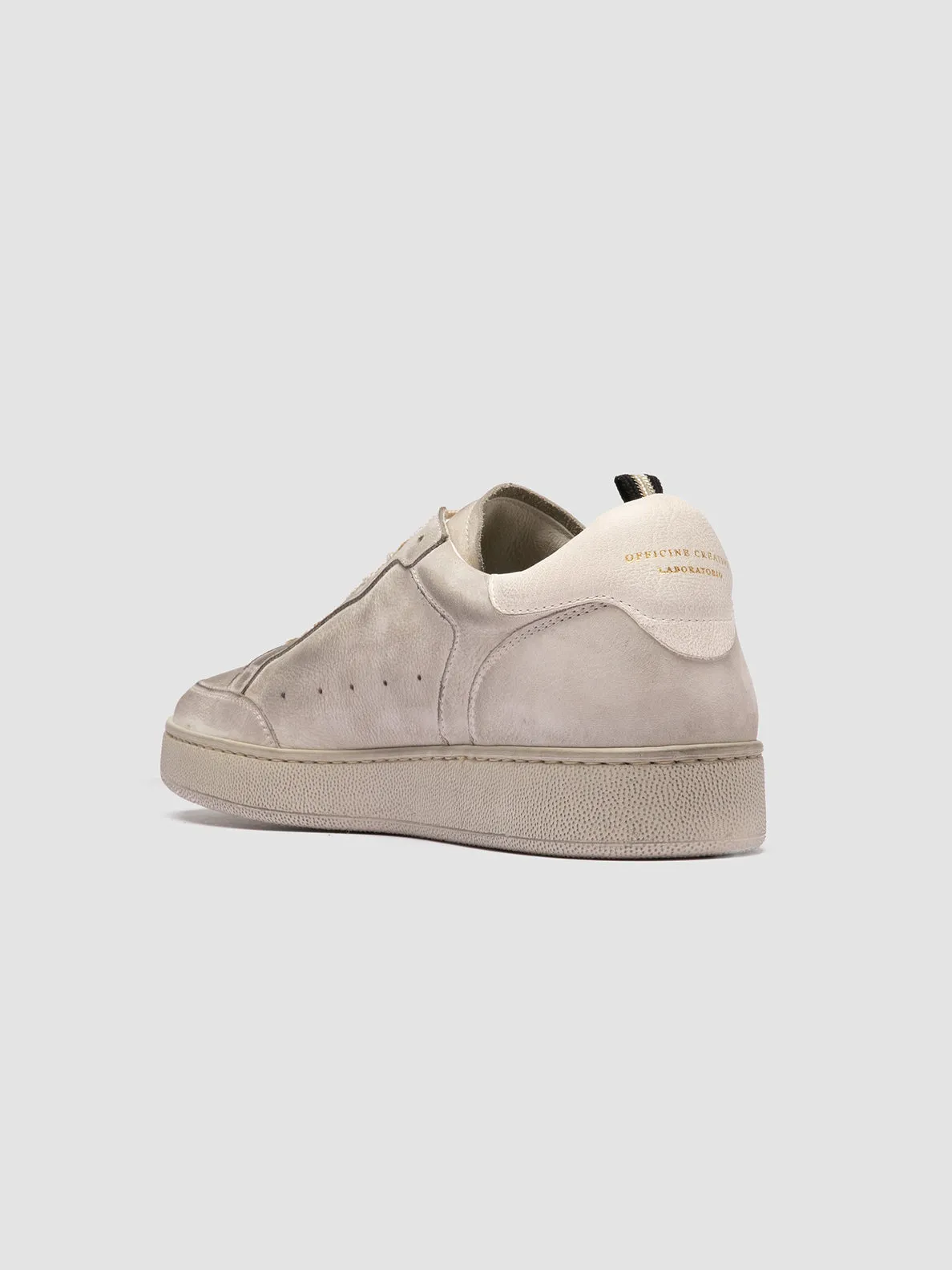 THE ANSWER 005 - Grey Leather and Suede Sneakers Everyday Style