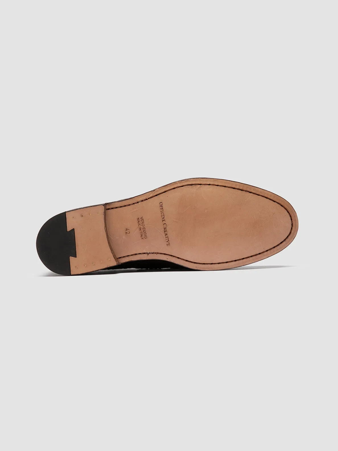 OPERA 004 - Brown Leather Tassel Loafers Boosted flair Shock absorption