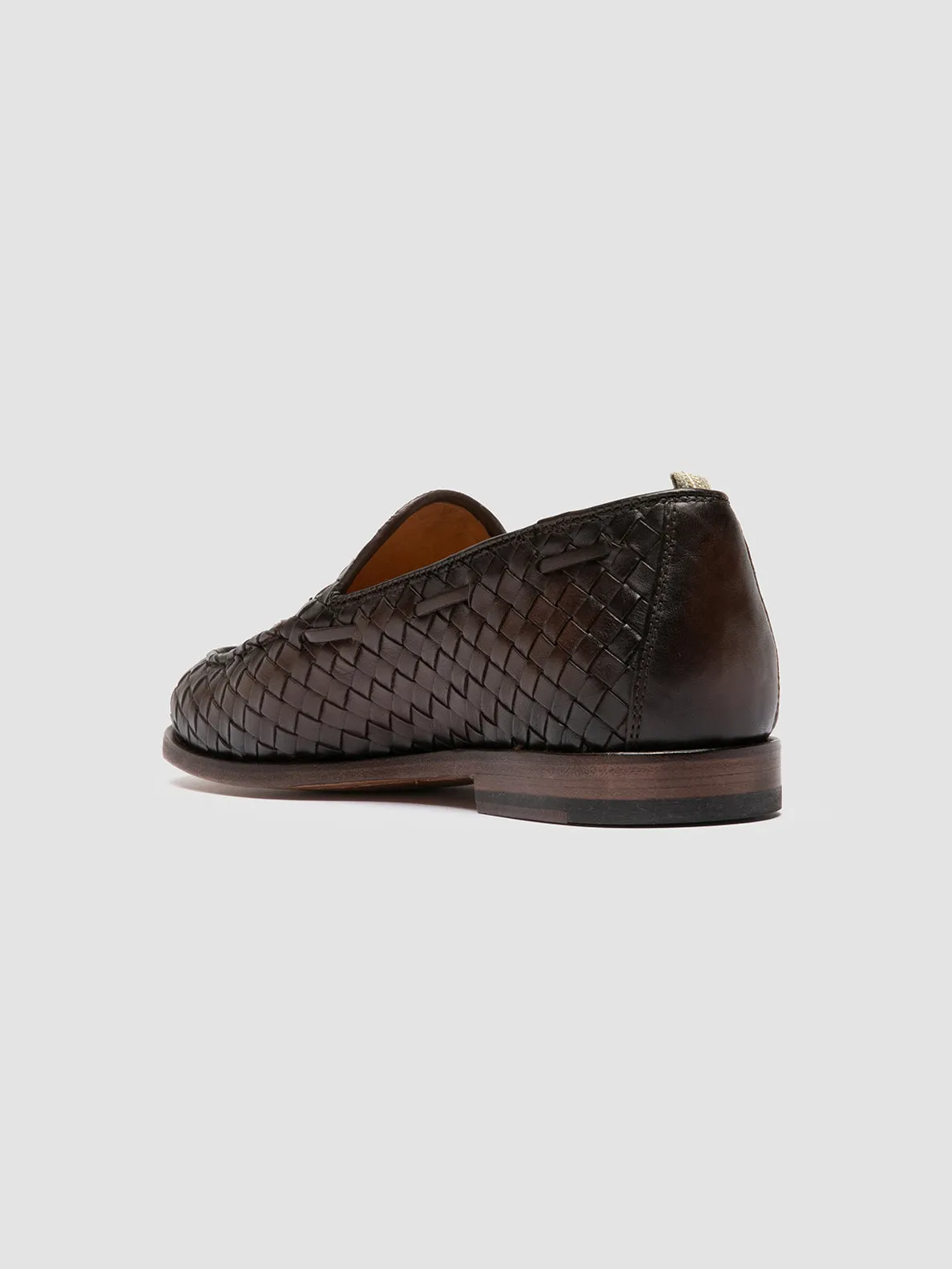 Quick Travel Layered sole OPERA 004 - Brown Leather Tassel Loafers