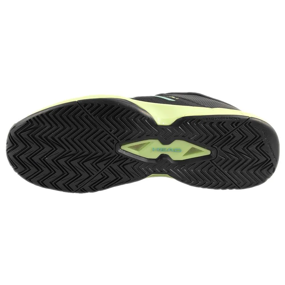 Head Men's Revolt EVO 2.0 - Pickleball - Black/Light Green Padded Design Casual Look