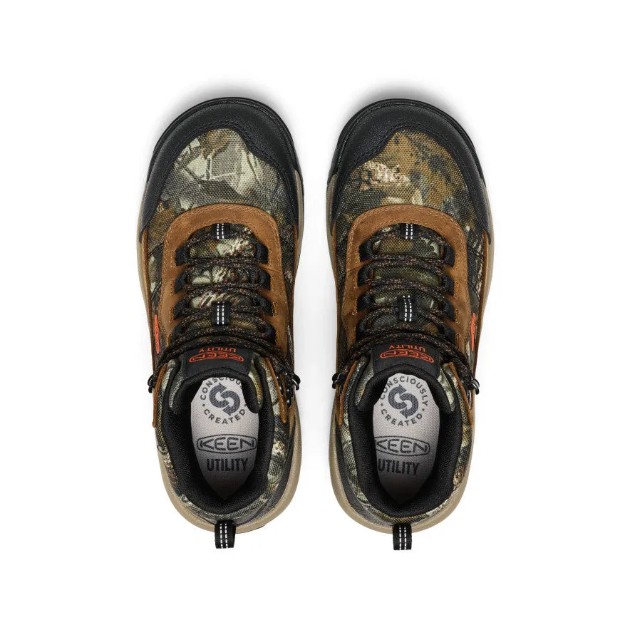 Women's Skokie Waterproof Work Boot (Soft Toe)  |  Camo/Black No Tie