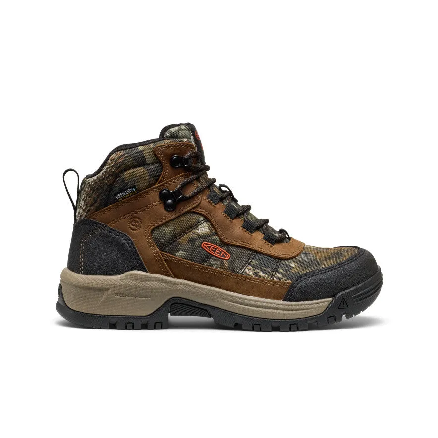 Comfort Fit Women's Skokie Waterproof Work Boot (Soft Toe)  |  Camo/Black