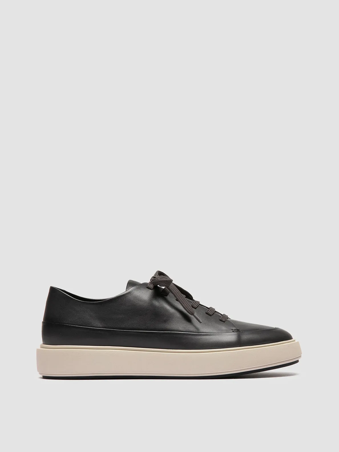 RELEASE 001 - Grey Leather Sneakers Urban Trend