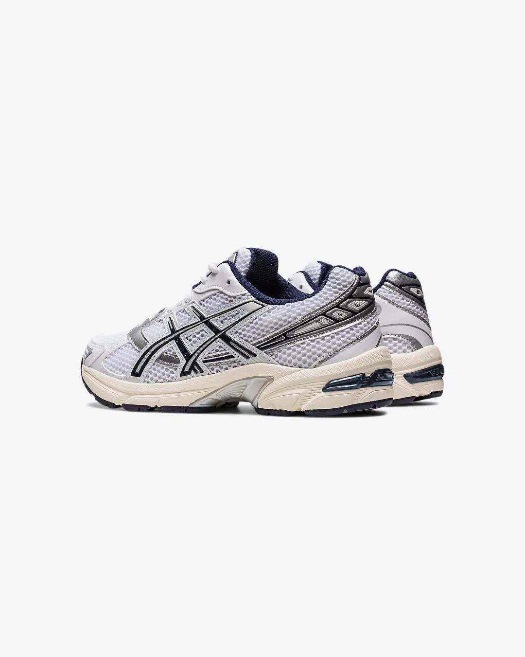 running in a famous bridge area shoes Asics Gel 1130 White Midnight  Sneakers