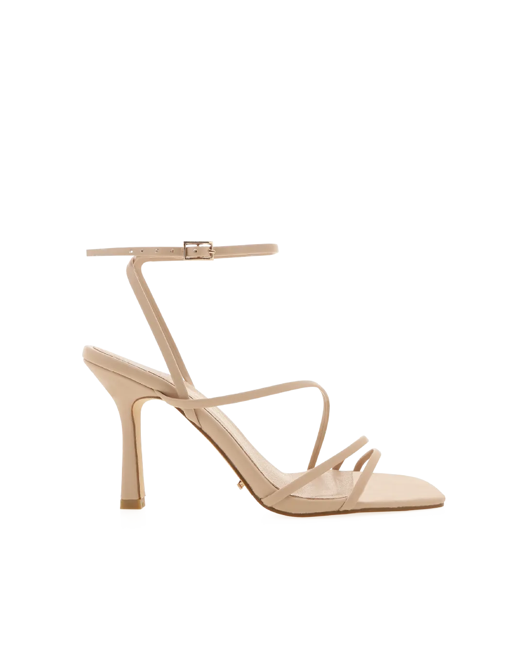 SYLVIA - NUDE Open Toe Pumps Comfortable Material