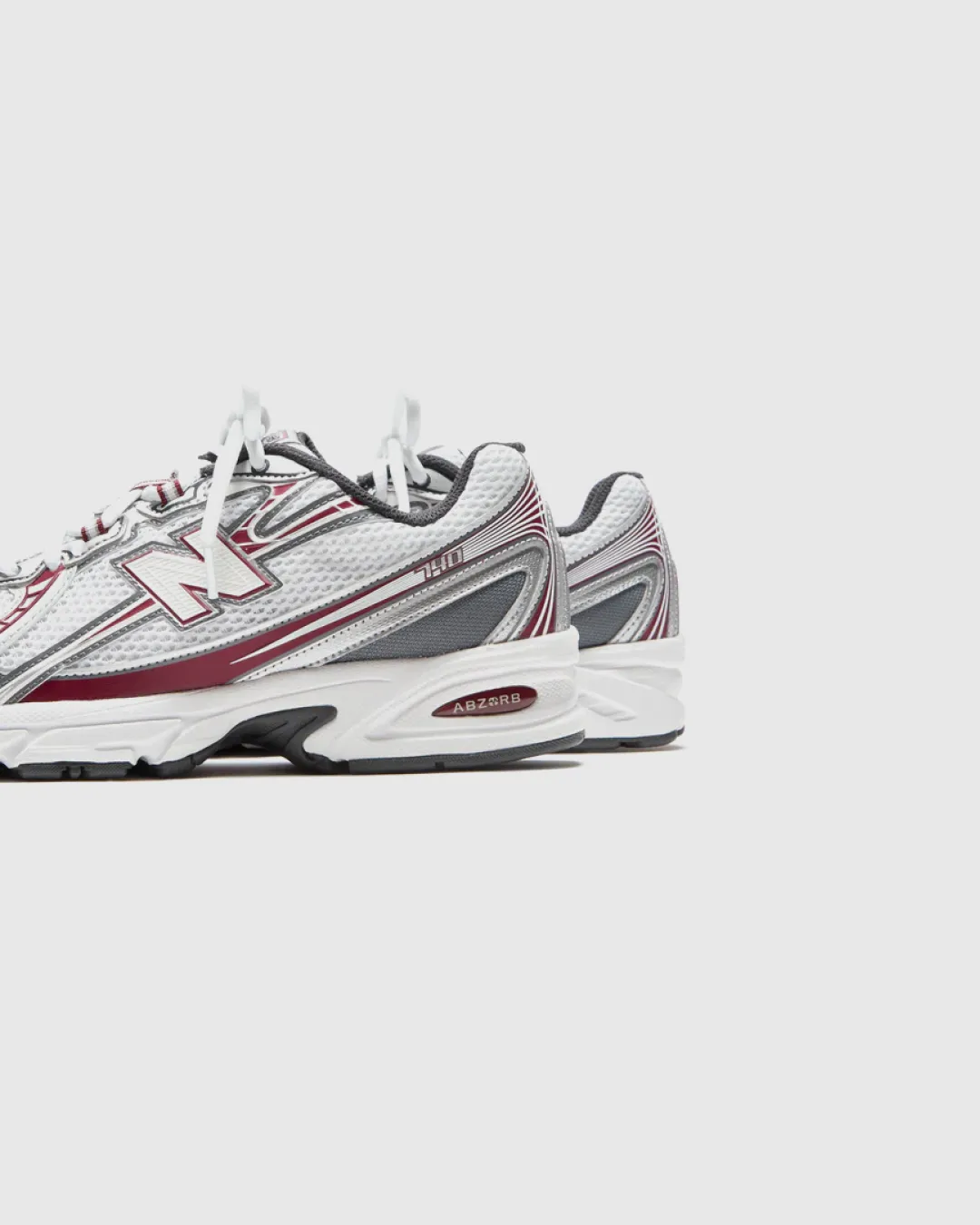 NEW BALANCE 740 MERCURY RED CASTLEROCK shoe protectors
