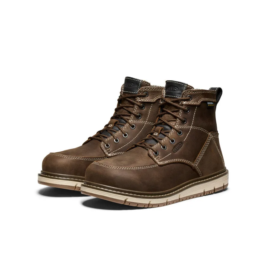 Women's San Jose 6" Waterproof Boot (Aluminum Toe)  |  Cascade Brown/Gum Heavy Trail Waterproof Protection