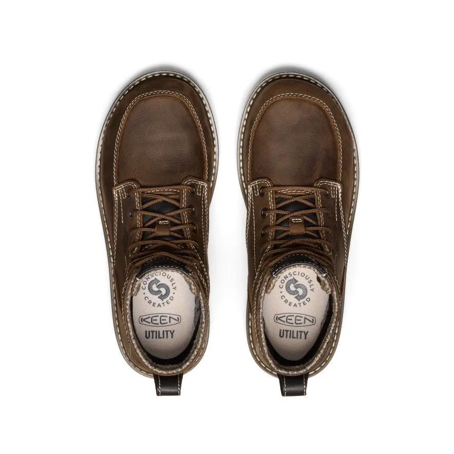 Women's San Jose 6" Waterproof Boot (Aluminum Toe)  |  Cascade Brown/Gum Good Traction