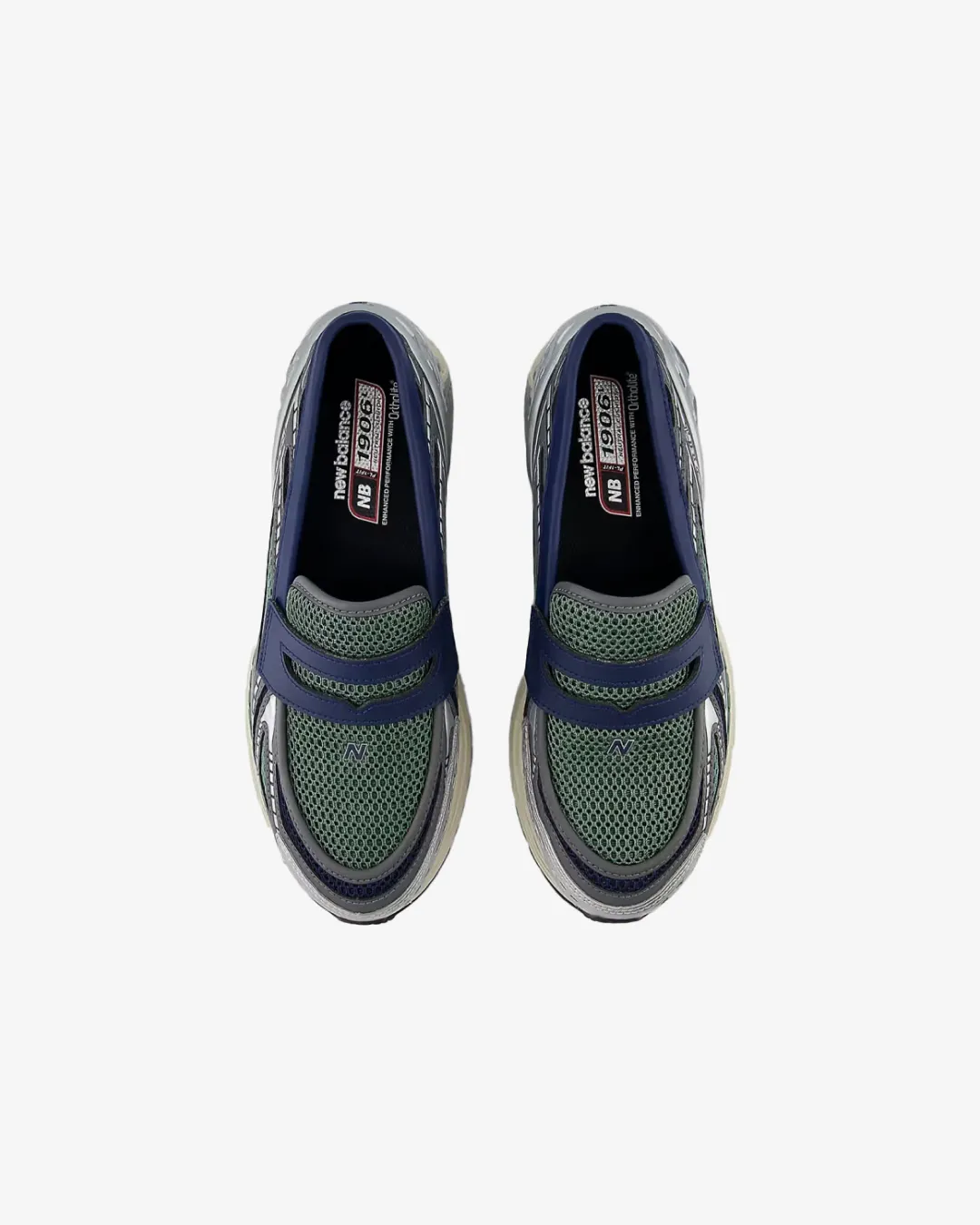 New Balance 1906L Loafers Series "Dark Juniper Navy/Silver Metallic" Sneakers eco - friendly material shoes