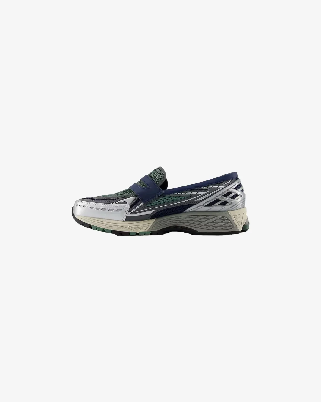 Premium Cushion temporary shoes New Balance 1906L Loafers Series "Dark Juniper Navy/Silver Metallic" Sneakers