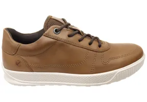 Freeze Proof Queen Touch ECCO Mens Byway Comfortable Leather Casual Lace Up Shoes