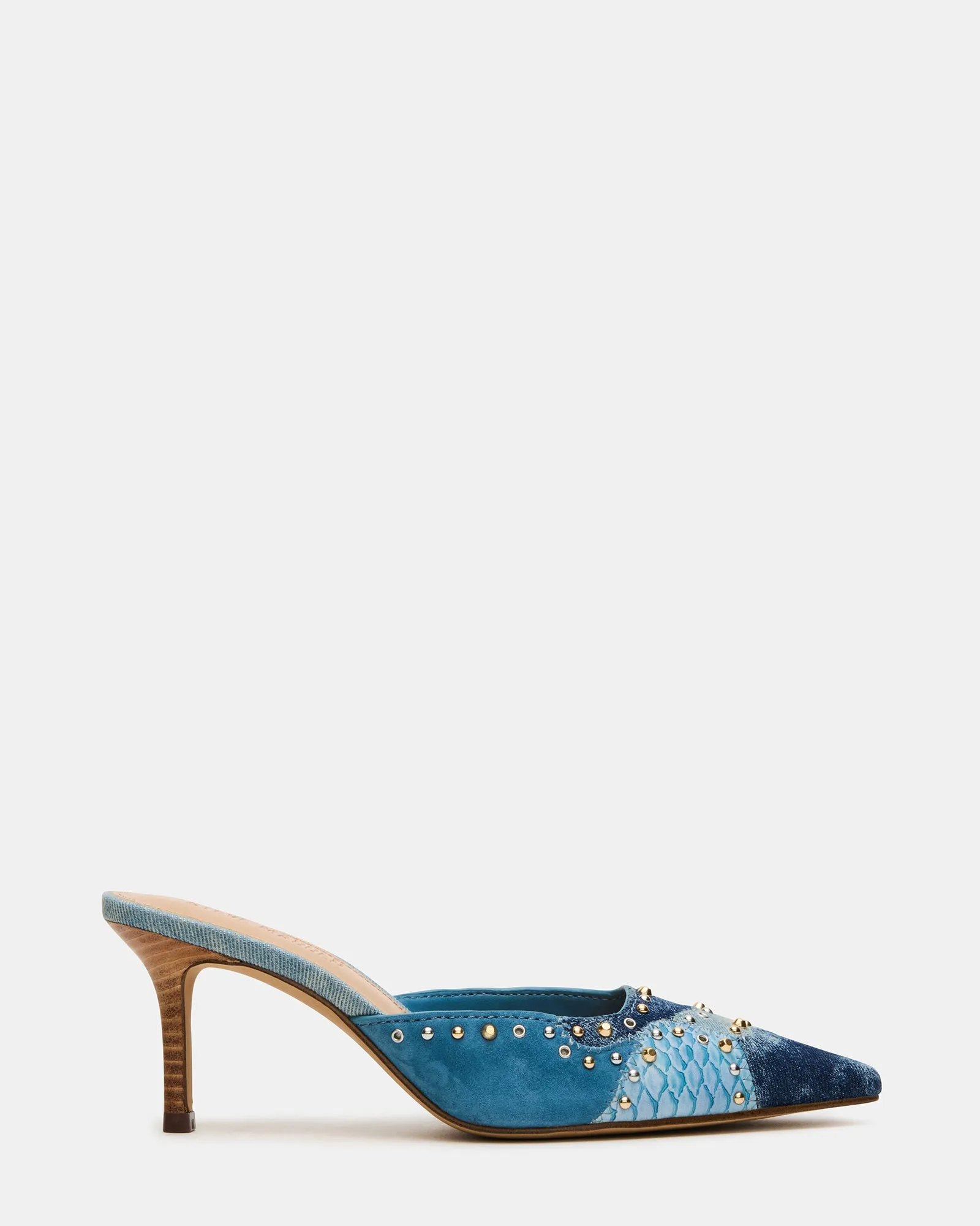 Gum outsole Customizable Fit ALEXI DENIM MULTI STUDS