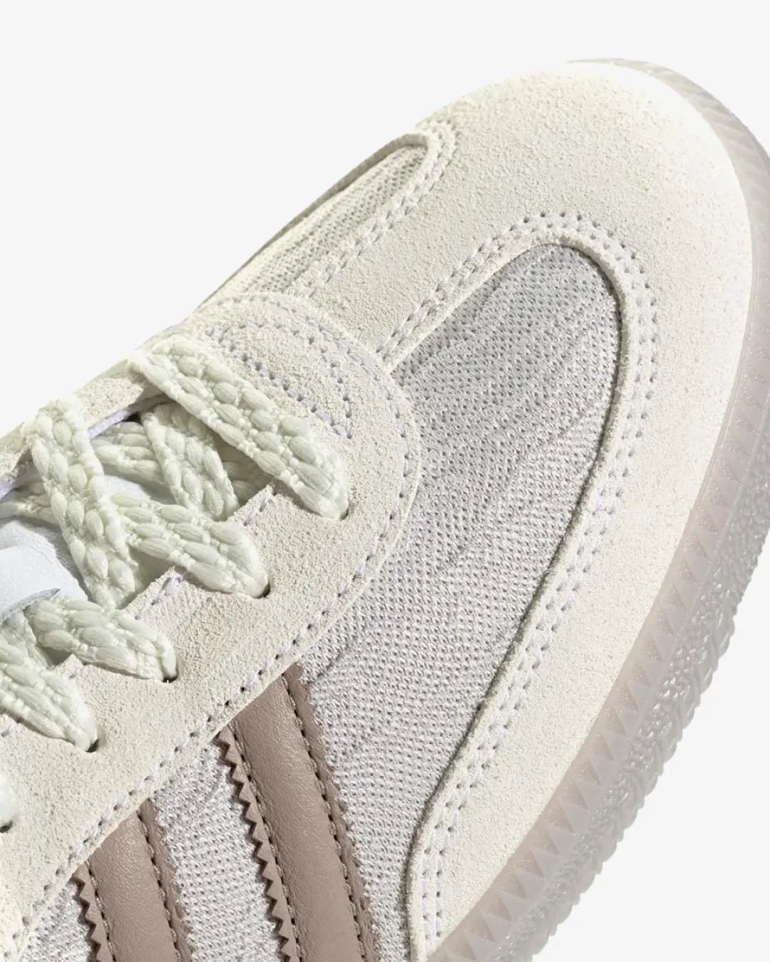 Street Cool Durable outsole Adidas Samba OG Silver Brown  Sneakers