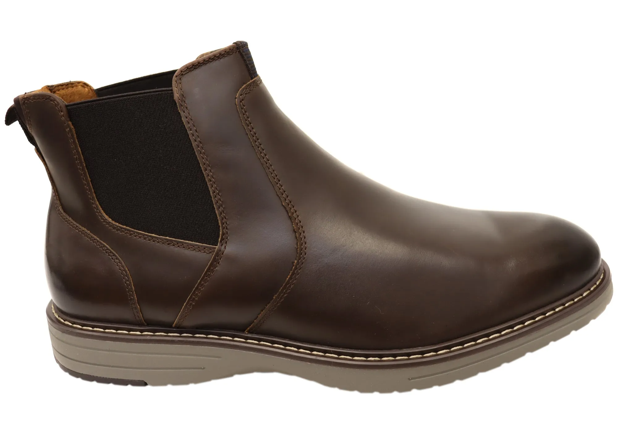 Week Easy Core Support Nunn Bush By Florsheim Mens EE Extra Wide Griff Plain Toe Chelsea Boot