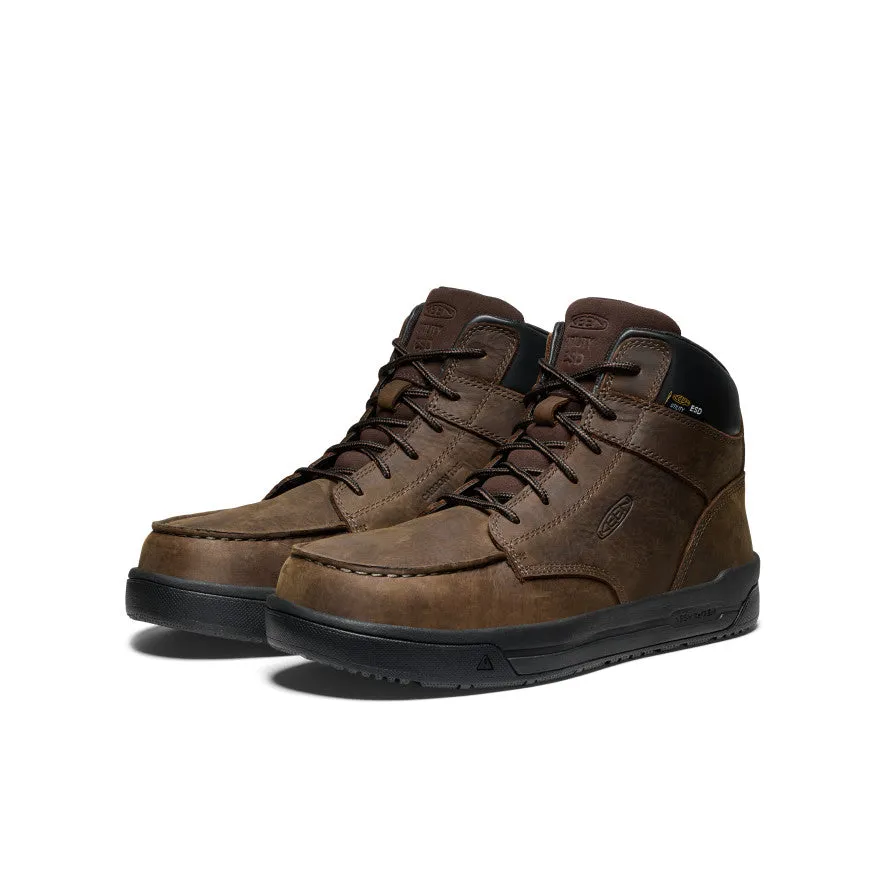 Practical Use Waterproof Design Men's Gibson ESD Boot (Carbon Toe)  |  Cascade Brown/Black