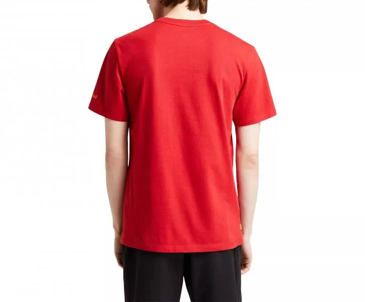Timberland - Men - Boot Embroidered Tee - Scarlet Work Utility Compact Form