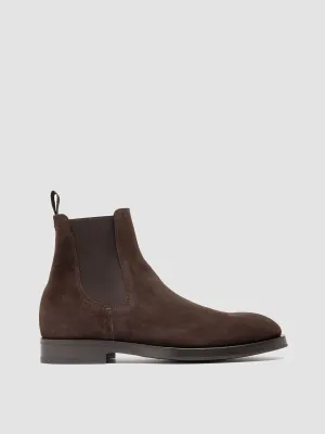 ORTEGA 003 - Brown Suede Chelsea Boots Street Ready