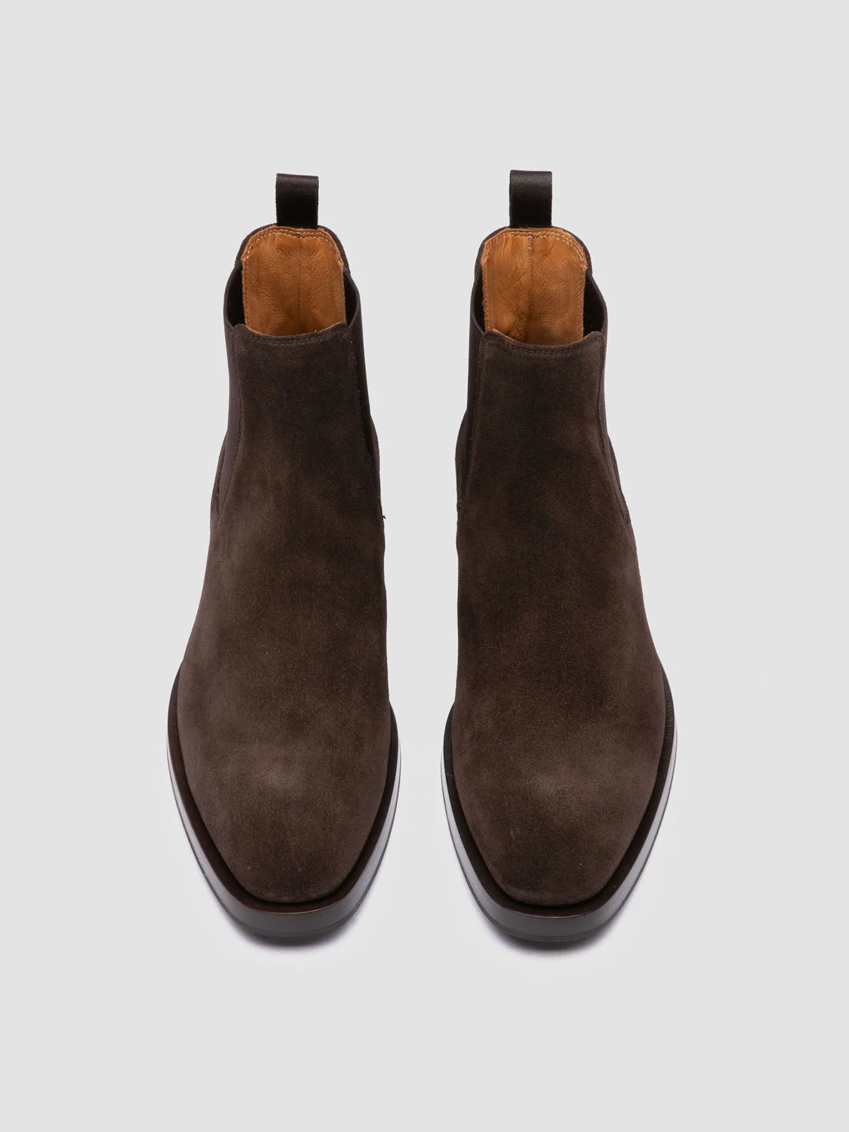 On Foot Sturdy breathability ORTEGA 003 - Brown Suede Chelsea Boots