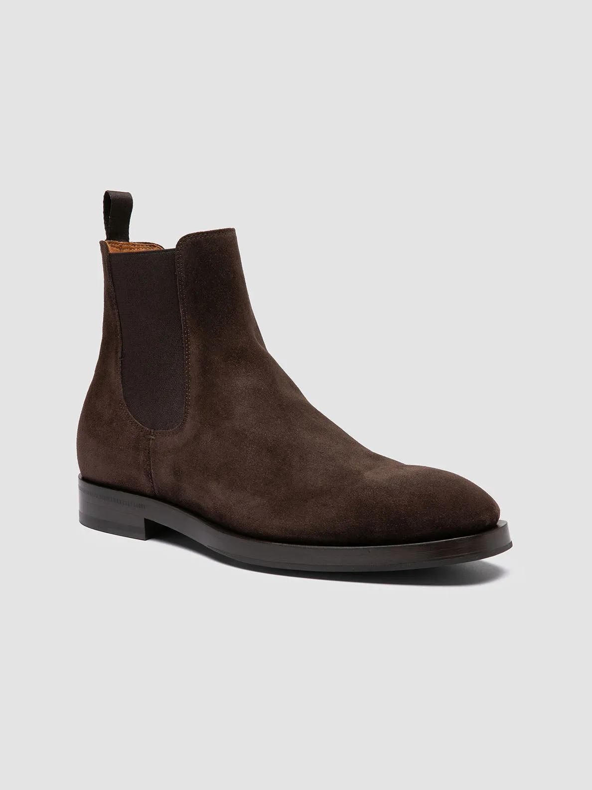 ORTEGA 003 - Brown Suede Chelsea Boots Sweat Control Multi-functional sole