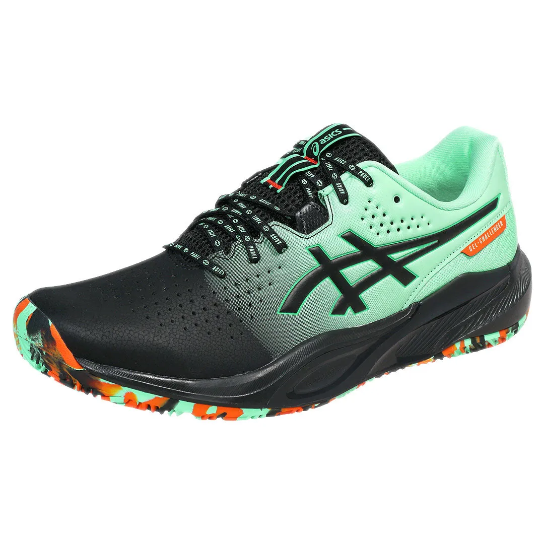 Flat Lace Structured chic Asics Men's Gel-Challenger 15 - Padel - L.E - Fresh Ice/Black