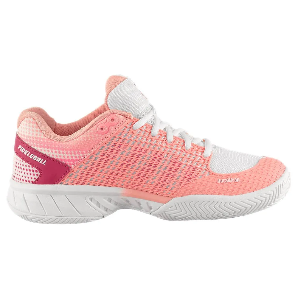 K-Swiss Women's Express Light Pickleball - Raspberry Sorbet/Cloud Dancer subtle style Glam traction