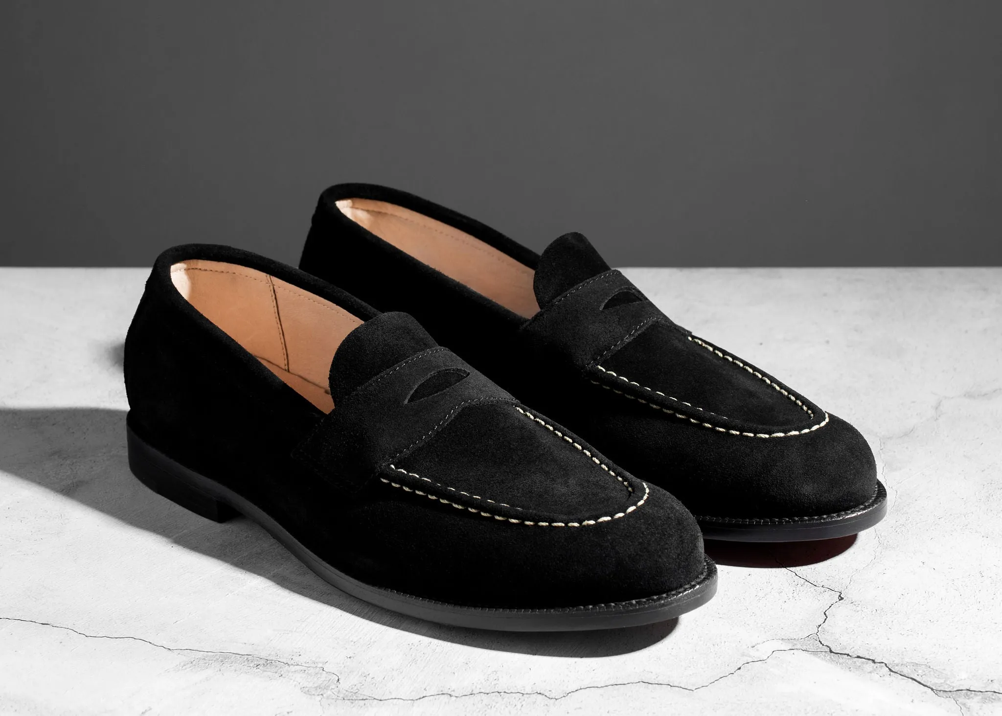 Architect Choice Trend Motion Unlined Traveler Penny Black Suede