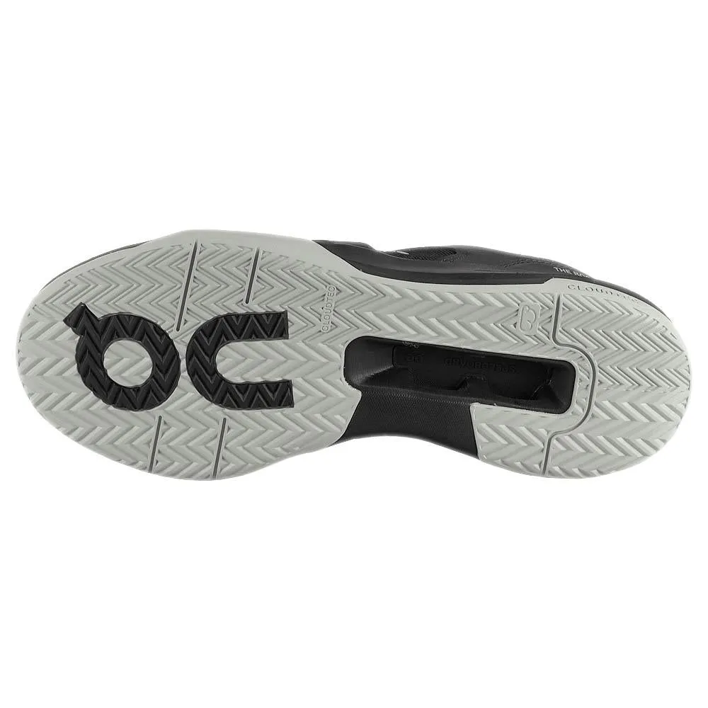 On Men's THE ROGER Clubhouse Pro - Black/Glacier All-Weather Performance Smooth Toe