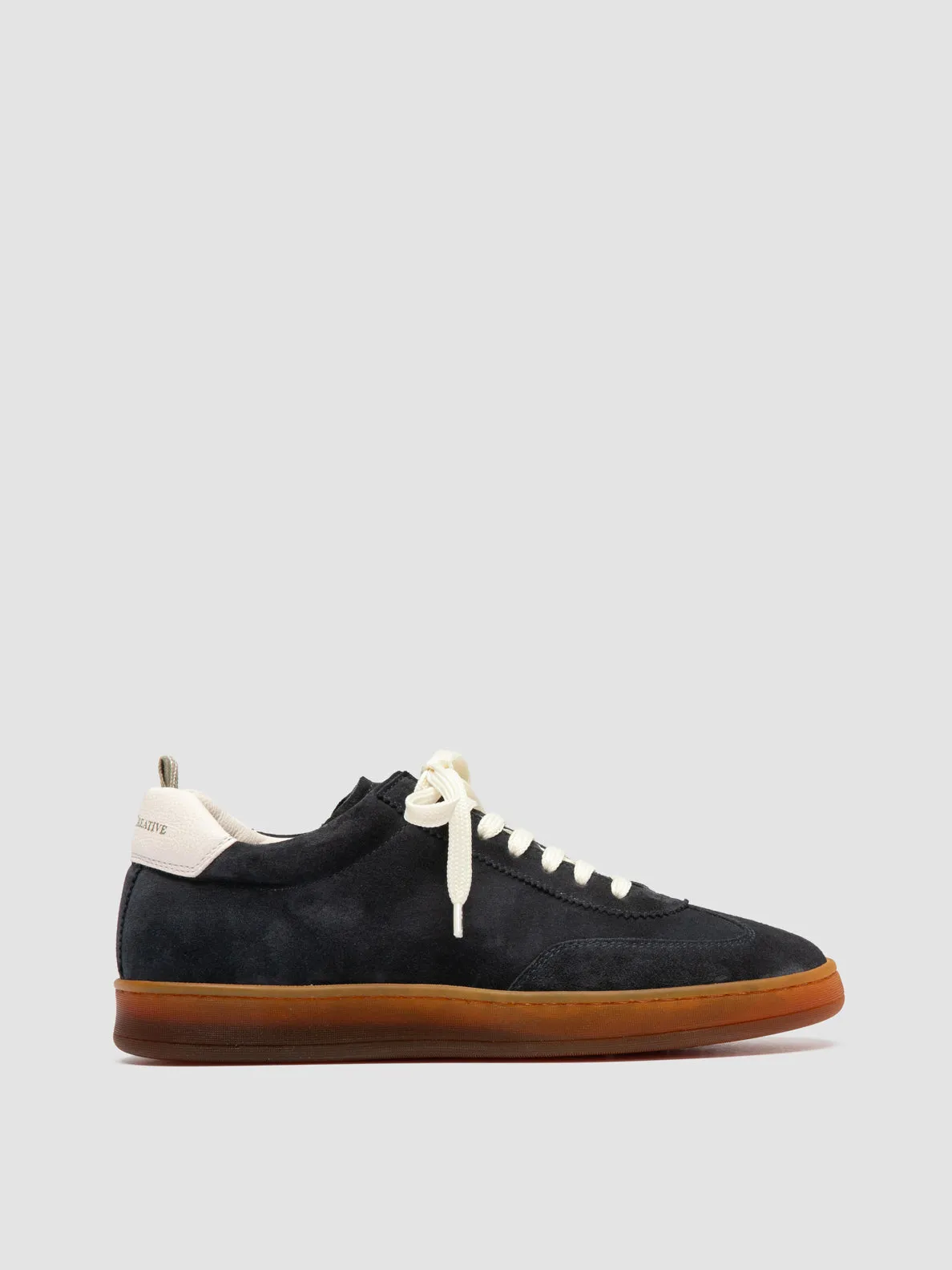 CHANCE 101 - Blue Leather and Suede Sneakers Fashion-Ready