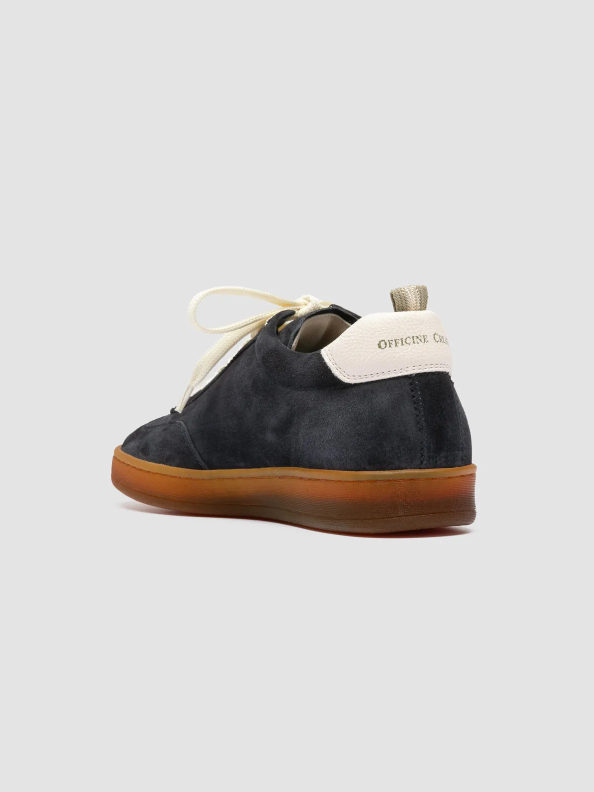 Premium cushioning Play Step CHANCE 101 - Blue Leather and Suede Sneakers