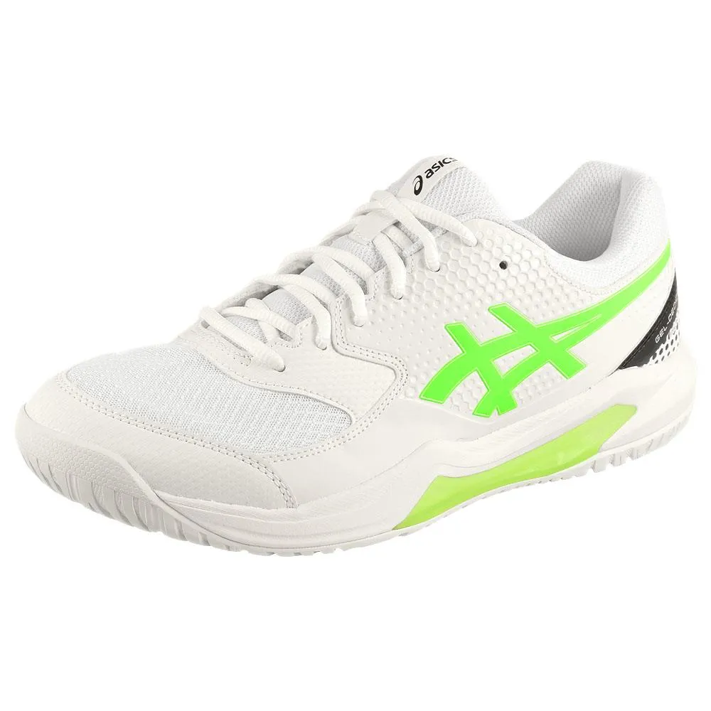 Timeless Performance Durable ease Asics Men's Gel-Dedicate 8 - Pickleball - White/Lime Burst