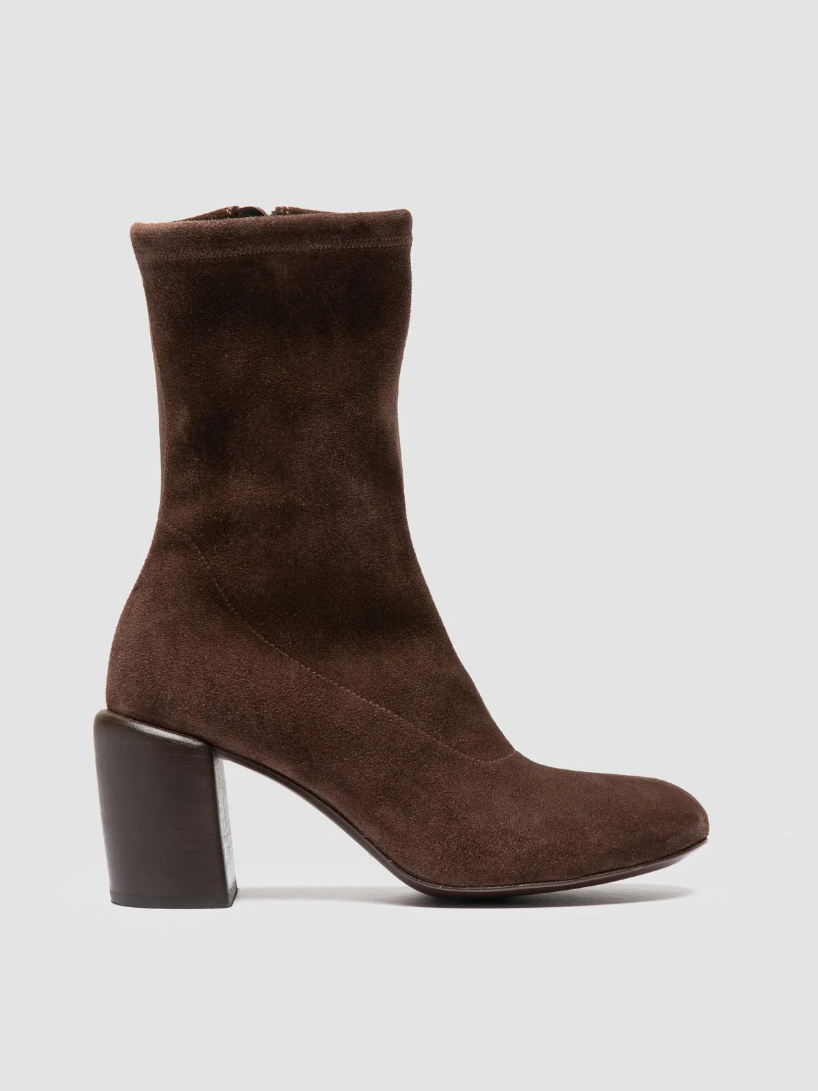 Summit Step soft fit FELICIA 011 - Brown Suede Zipped Boots